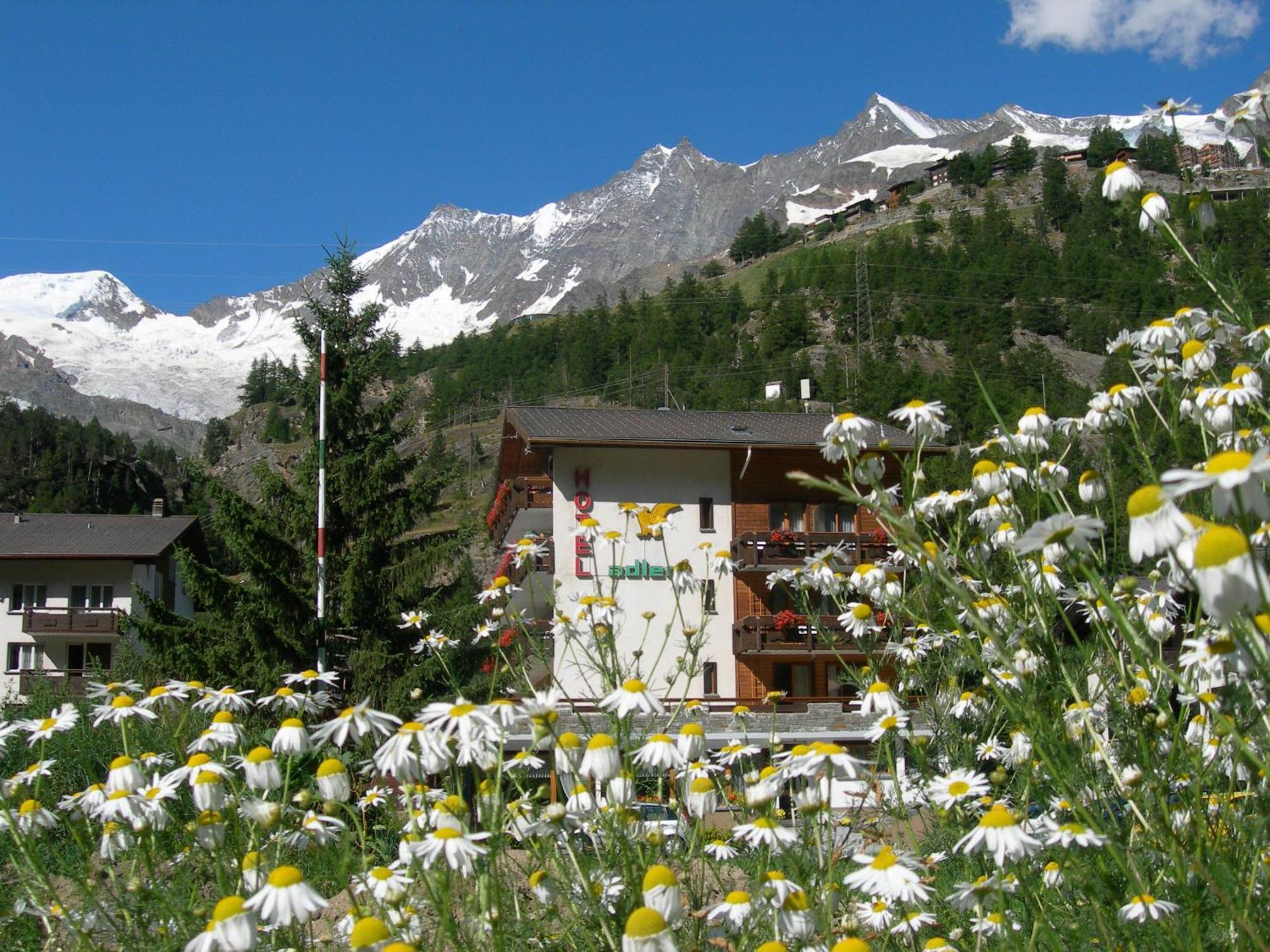 Hotel Adler Saas-Grund Zewnętrze zdjęcie